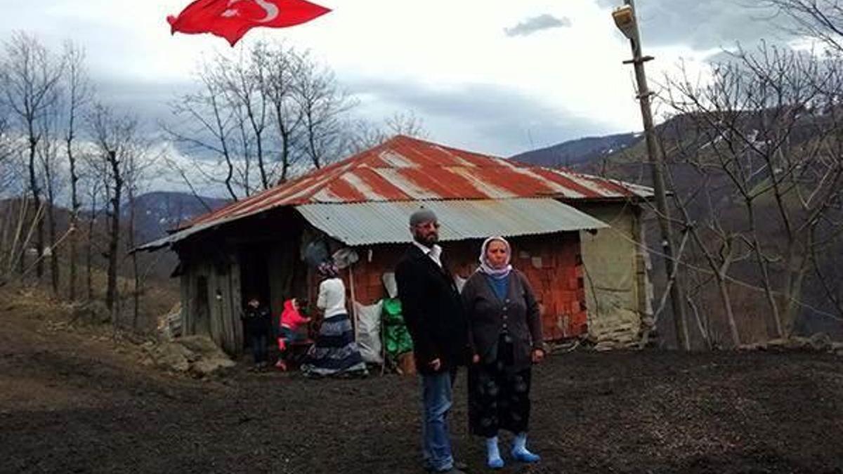 Şehit ailesi için yapılacak yeni evin temeli atıldı