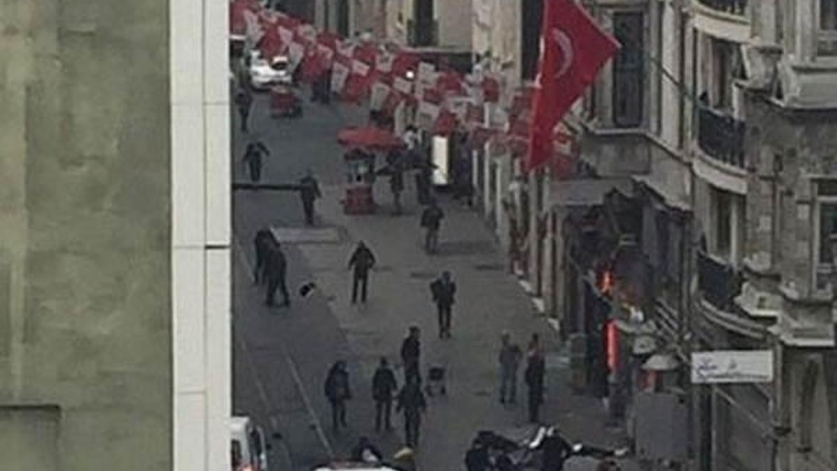 İstiklal'deki patlamayı dünya böyle gördü