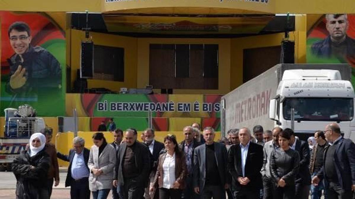 HDP’den Diyarbakır’da nevruz kutlama alanında inceleme