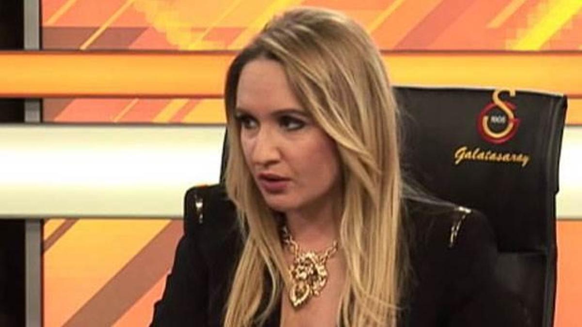 GS TV spikerinde Gürcan Bilgiç'e kupalı gönderme!