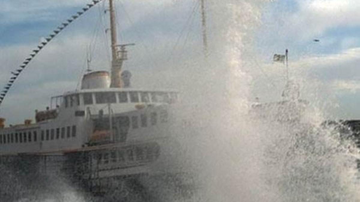 Deniz ulaşımı durdu!