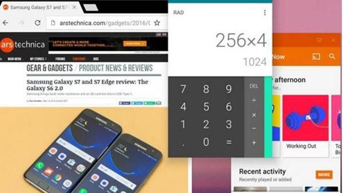 Android N'nin çoklu-pencere işlevi göründü!