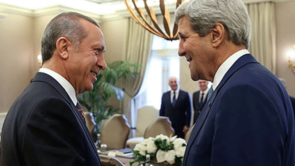 ABD'de kritik görüşme! Erdoğan ile Kerry görüştü