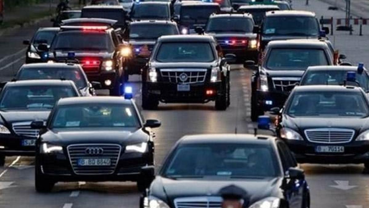 Cumhurbaşkanı Erdoğan trafiğe takıldı