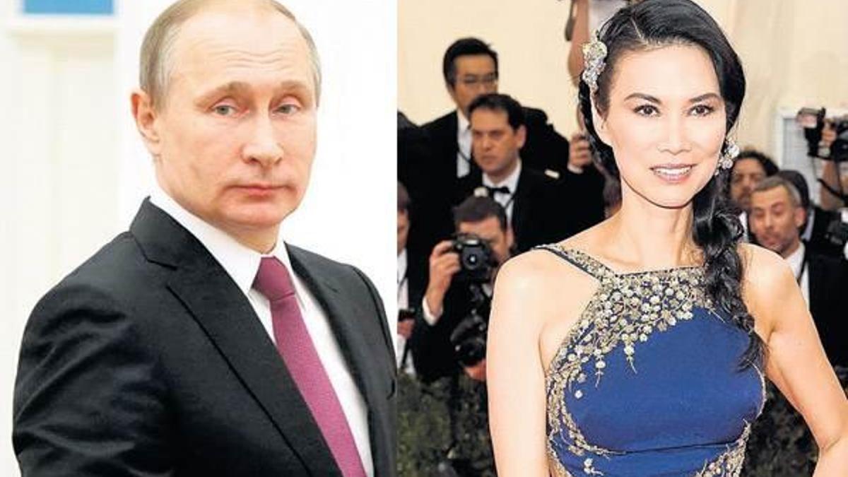 Putin Murdoch’un eski eşiyle beraber