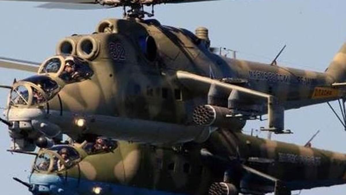 Irak'ta Rus helikopteri düştü