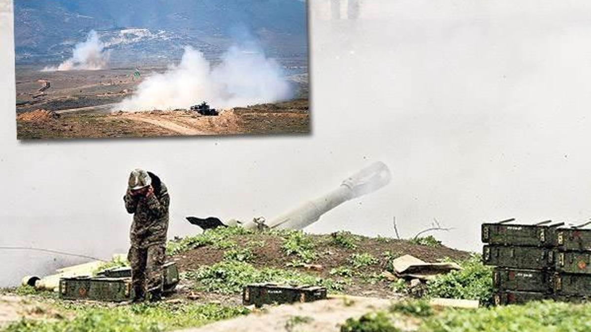 Azerbaycan, Ermeni hedeflerini insansız hava araçlarıyla vurmuş