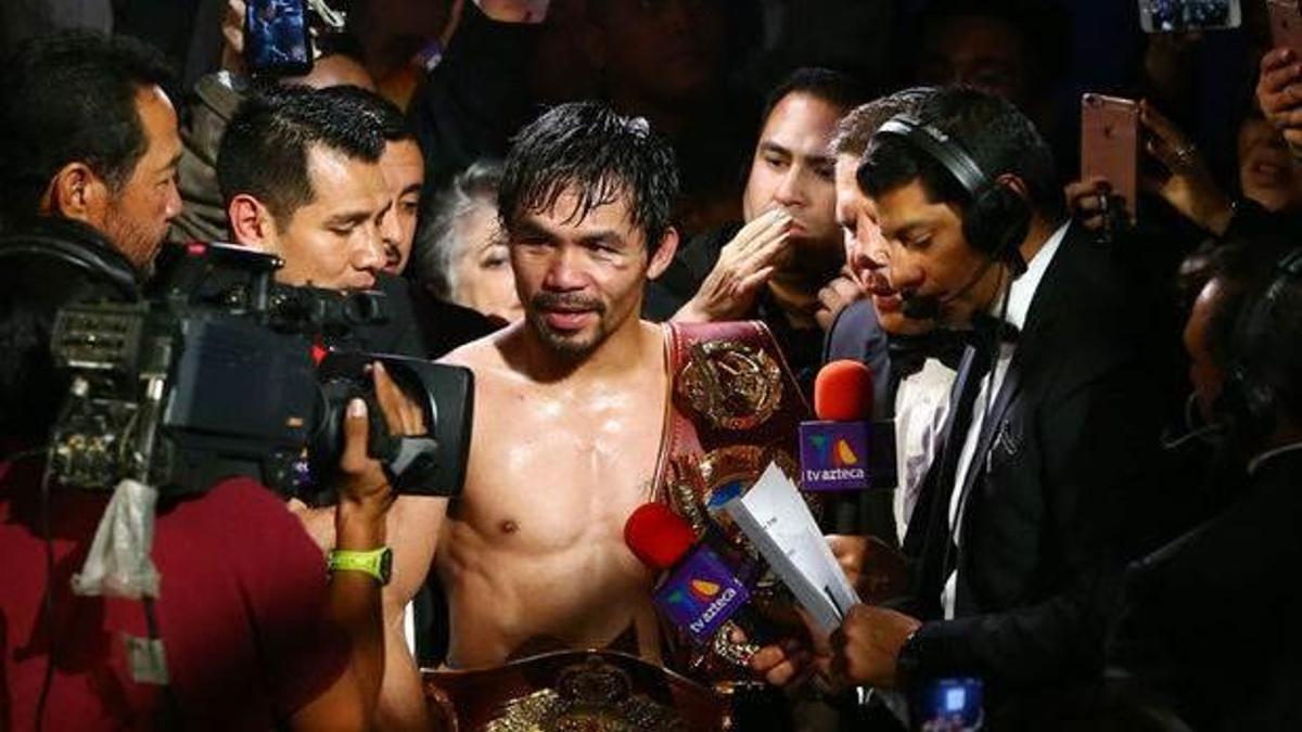 Manny Pacquiao yarı orta siklet şampiyonu unvanını aldı
