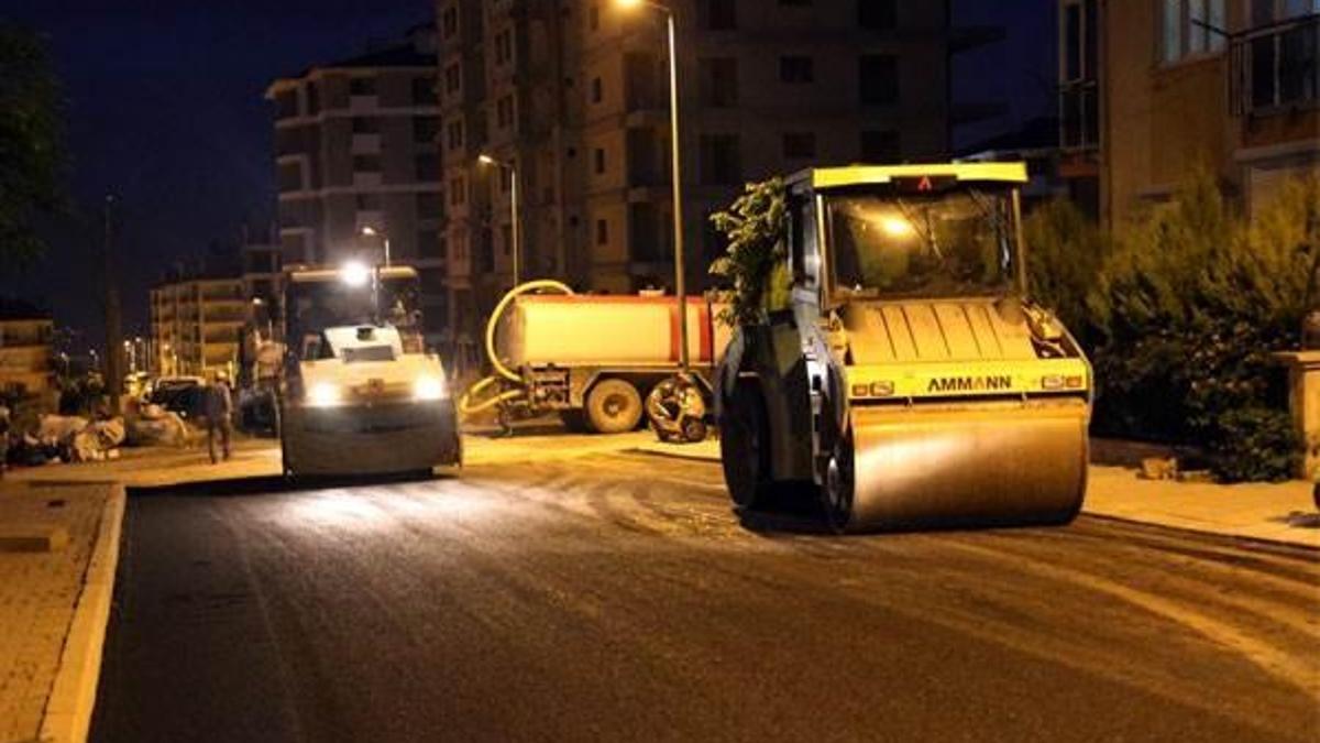 Gültepe Mahallesi'nde asfalt çalışması başladı