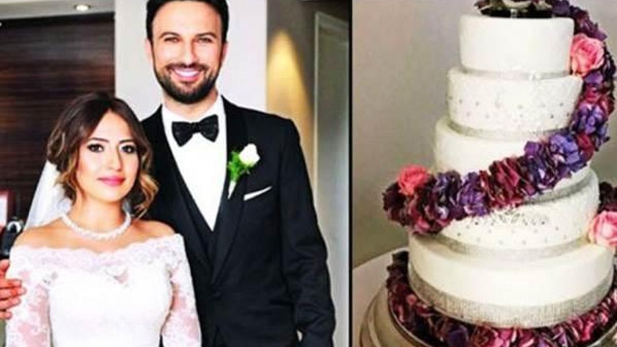 Tarkan'ın düğün pastası sosyal medyada olay oldu