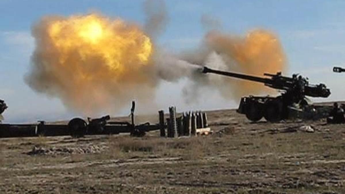 Ermenistan ordusu Gazyan köyüne havan toplarıyla ateş açtı