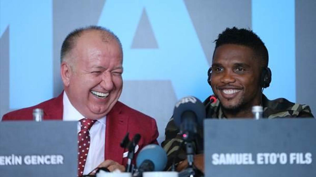 Eto'o: Hayalim Cumhurbaşkanı Erdoğan ile top oynamak!