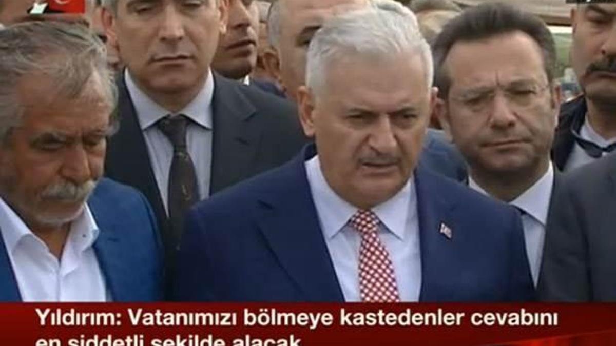 Binali Yıldırım Diyarbakır'da konuştu
