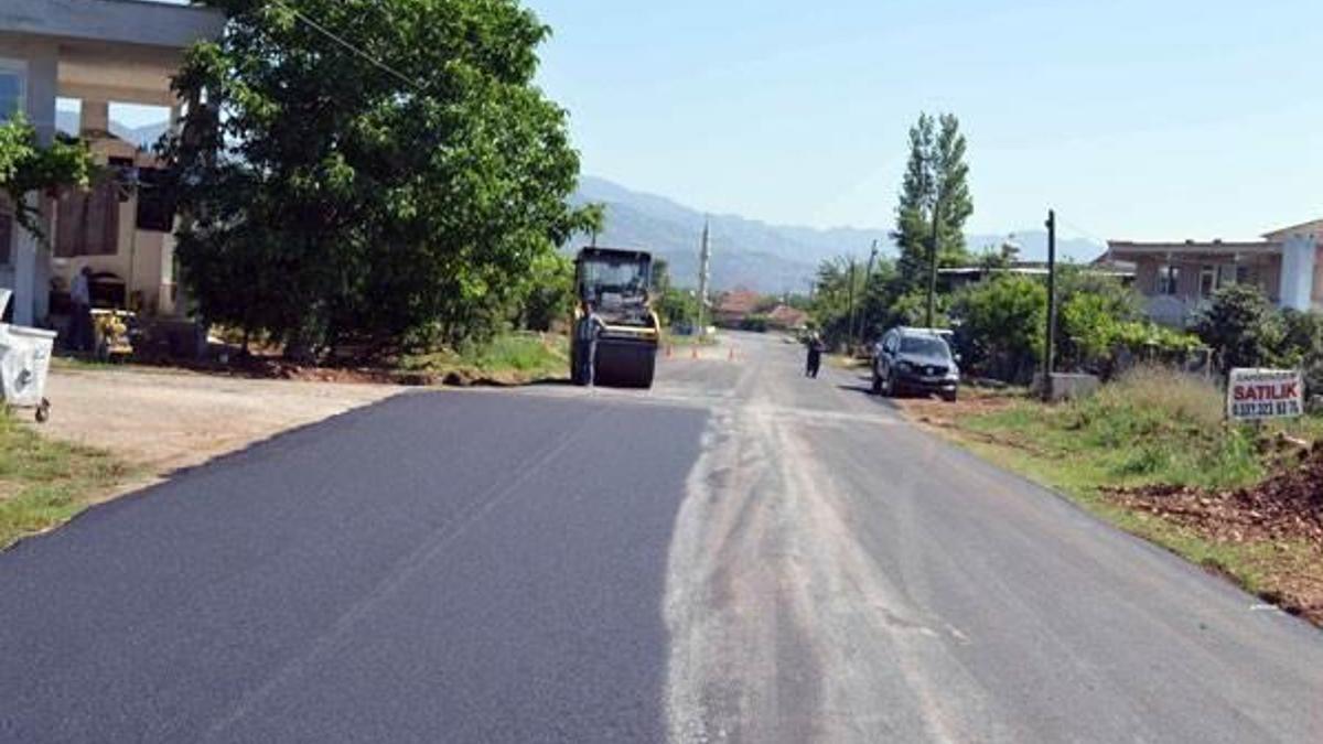 Kovanlık yoluna belediyeden asfalt