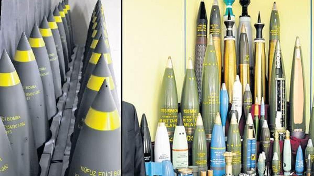 Milli bombalar sığınak deliyor
