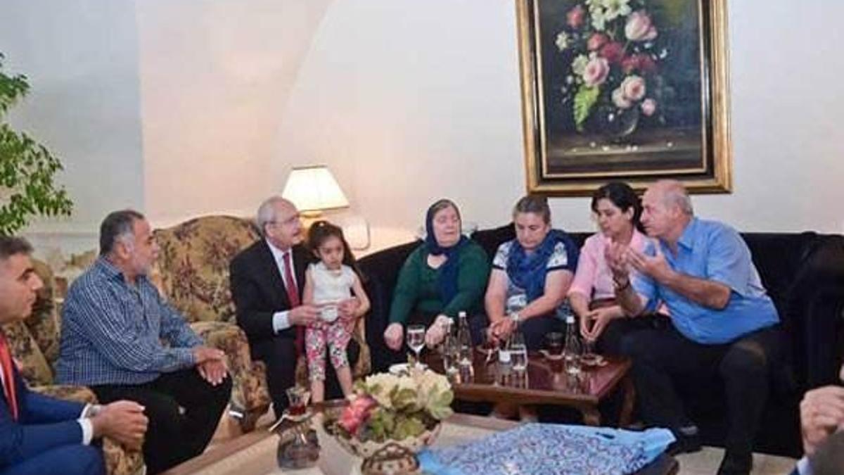 Kılıçdaroğlu aileleriyle buluştu!