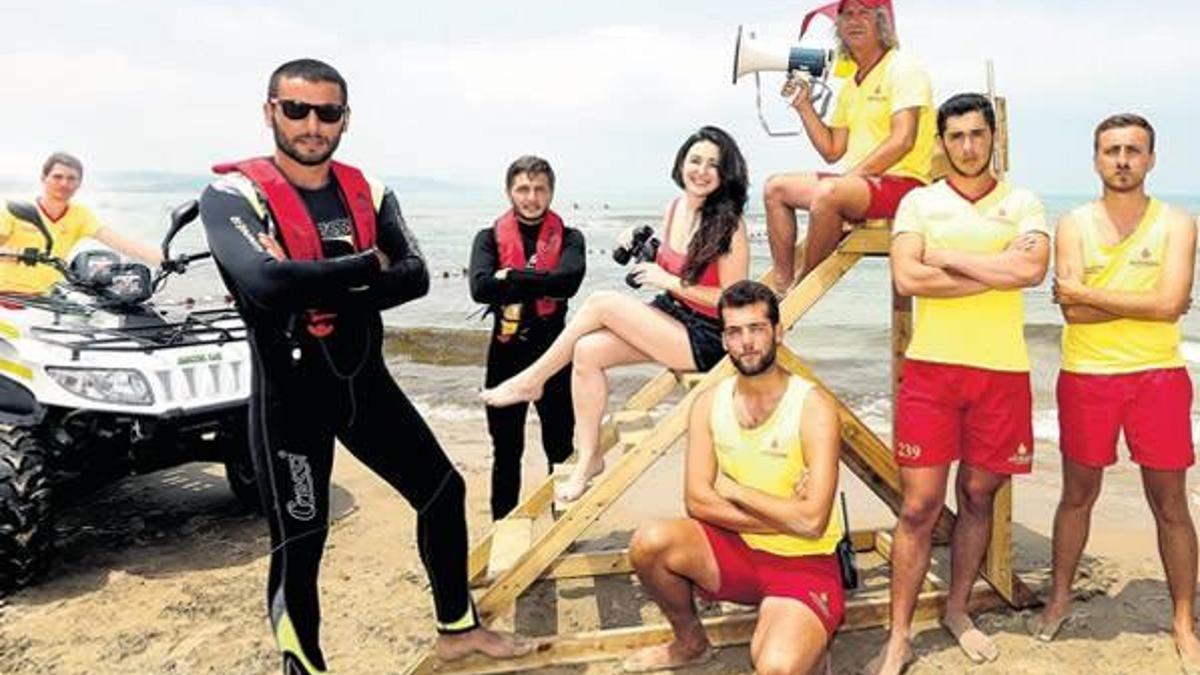 Plajda güvenliğimiz onlara emanet