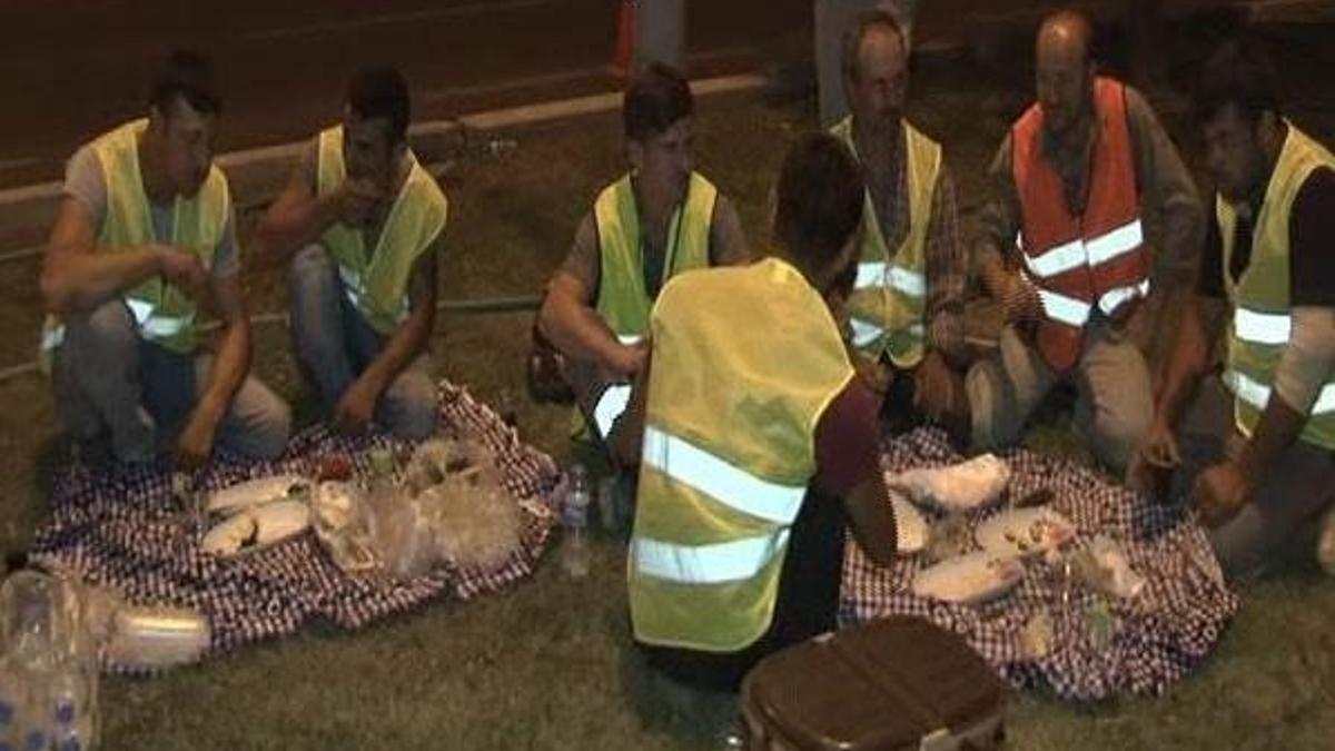 Orta refüjde sahur!