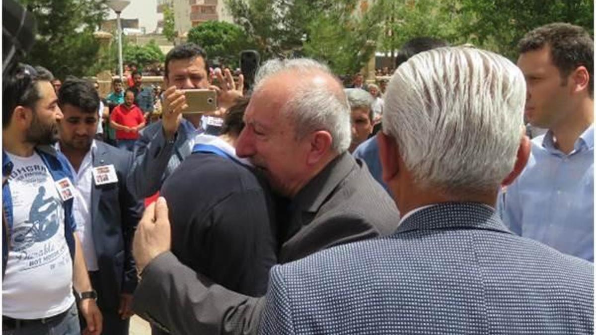 Midyat şehitleri, teröre tepki yürüyüşüyle uğurladı