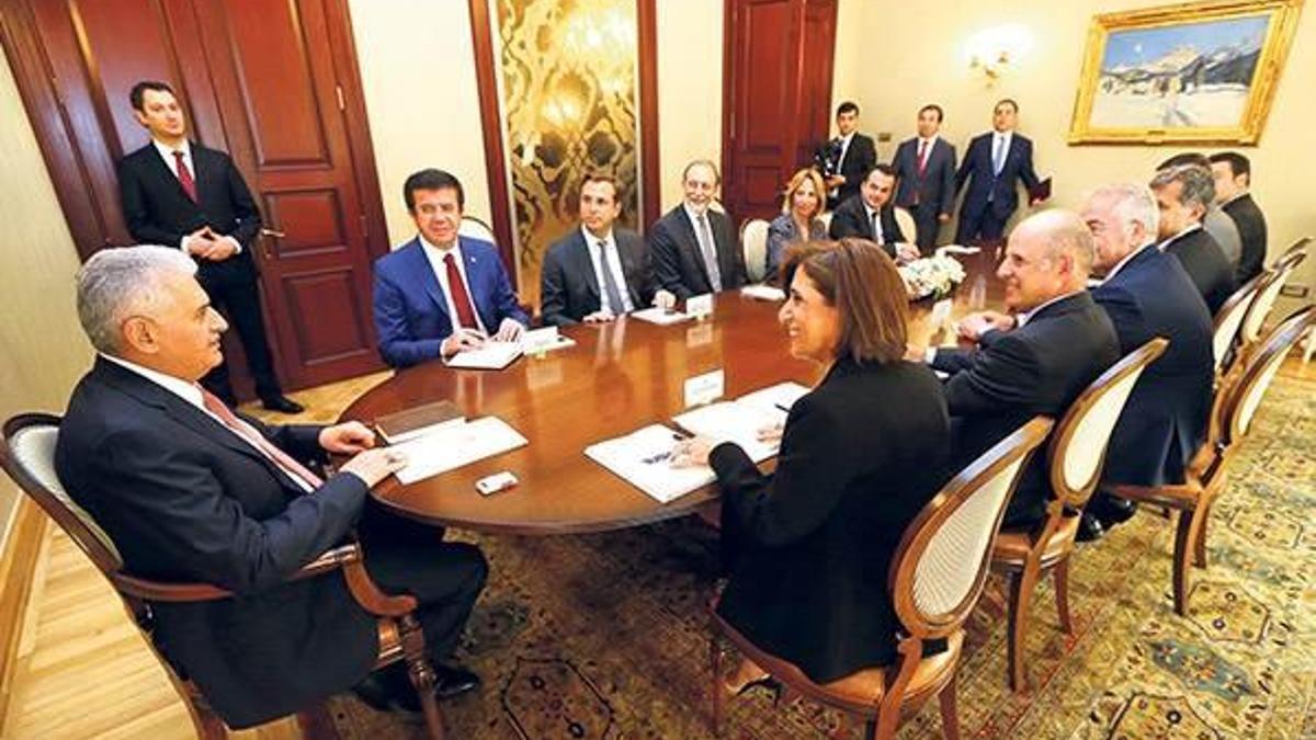 TÜSİAD’la fikir alışverişi