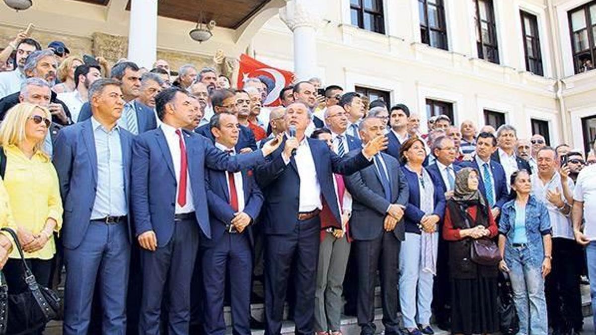 30 vekil marş için yürüdü