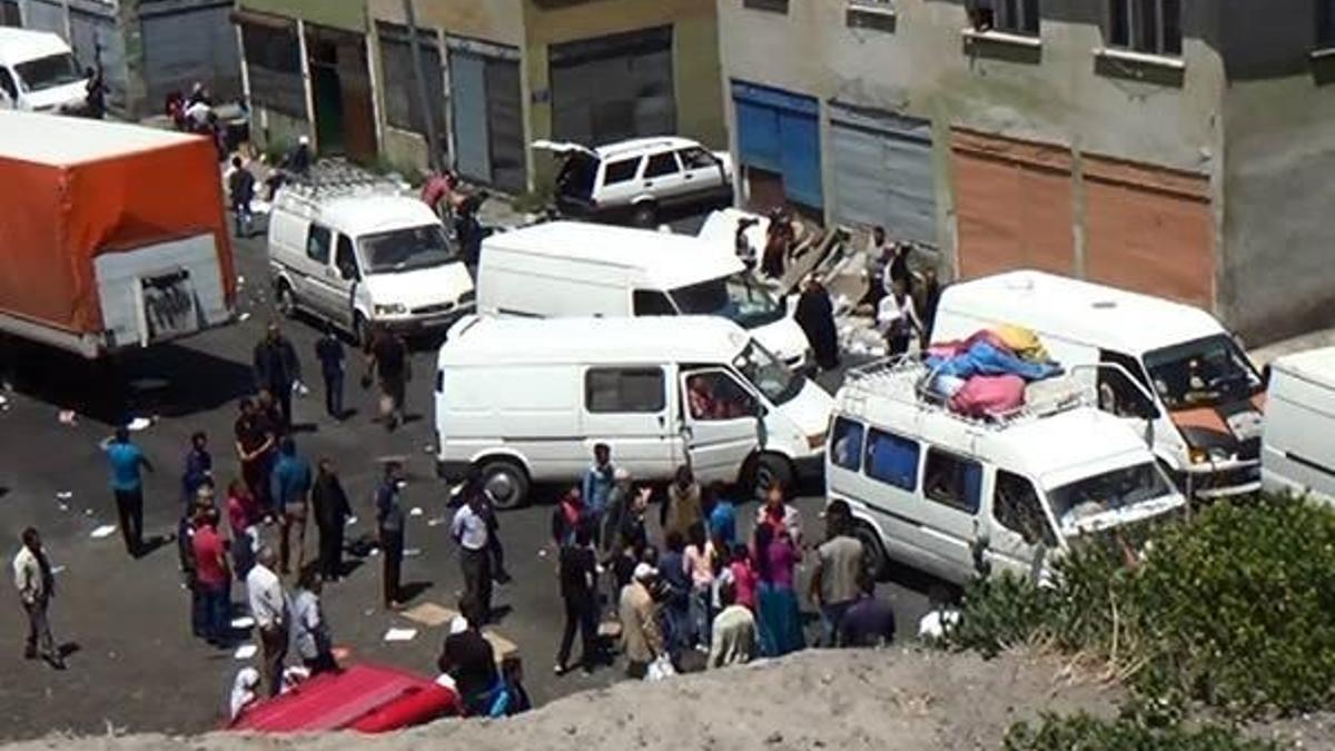 Erzurum'da meydan muharebesi gibi kavga