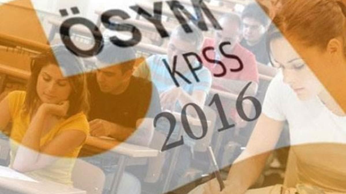 2016 KPSS sınav sonuçları ne zaman açıklanacak?