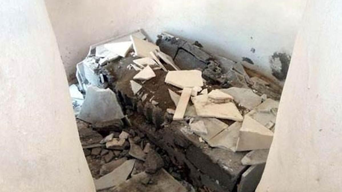Tarihi türbeyi tahrip ettiler