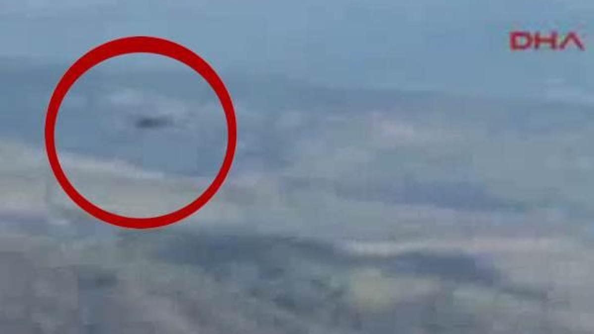 Askeri helikopter düşmeden dakikalar önce