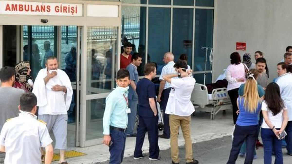 Hastanede korkutan yangın