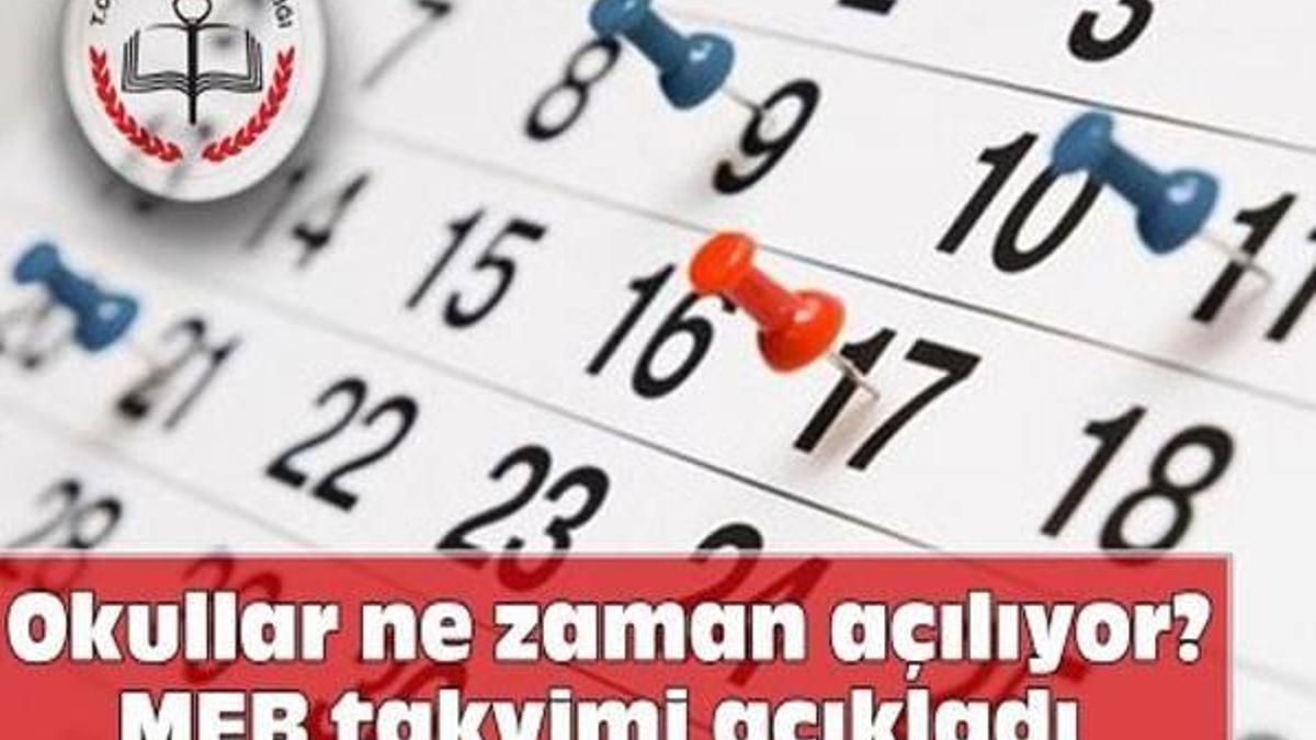 Okullar ne zaman açılacak?