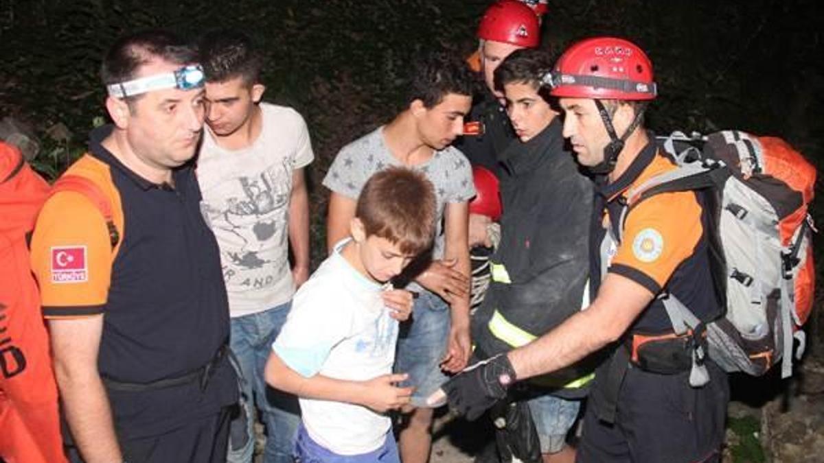 Uludağ eteklerinde kaybolan çocuklar kurtarıldı