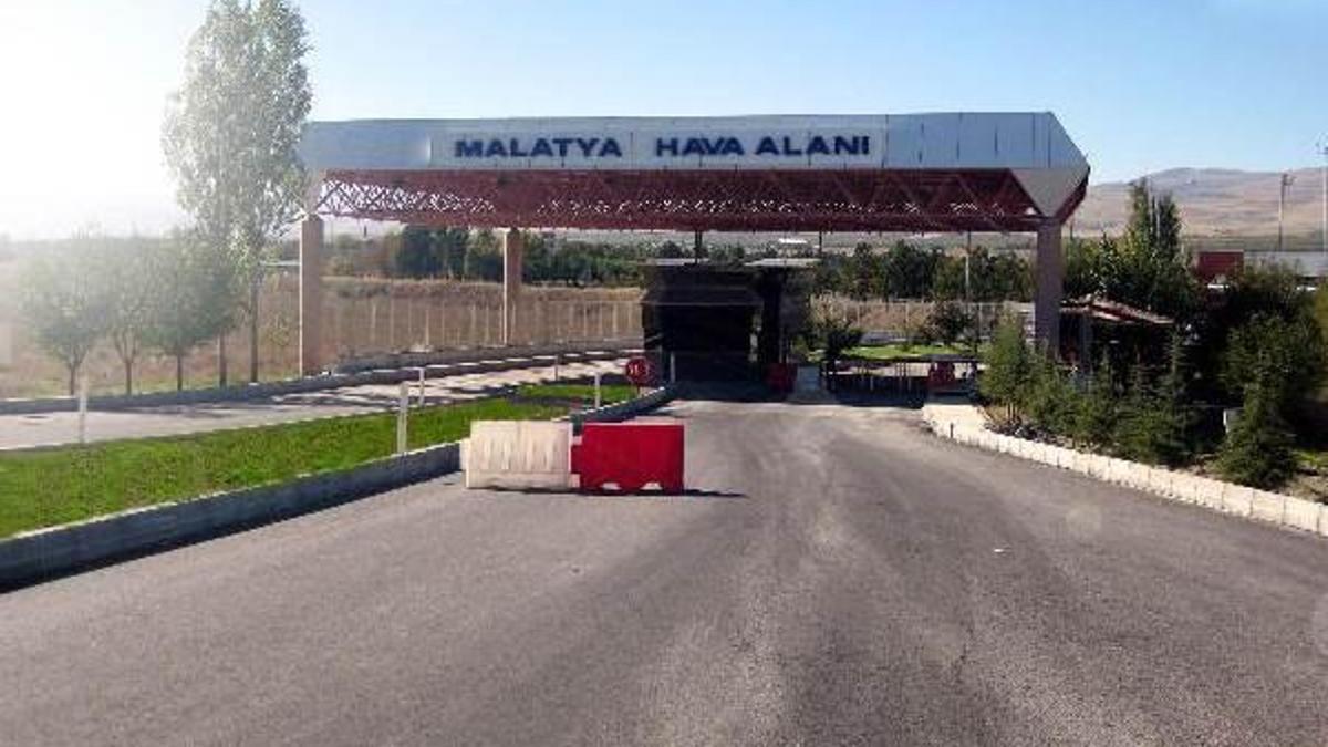 Malatya Erhaç Havalimanı kapatıldı