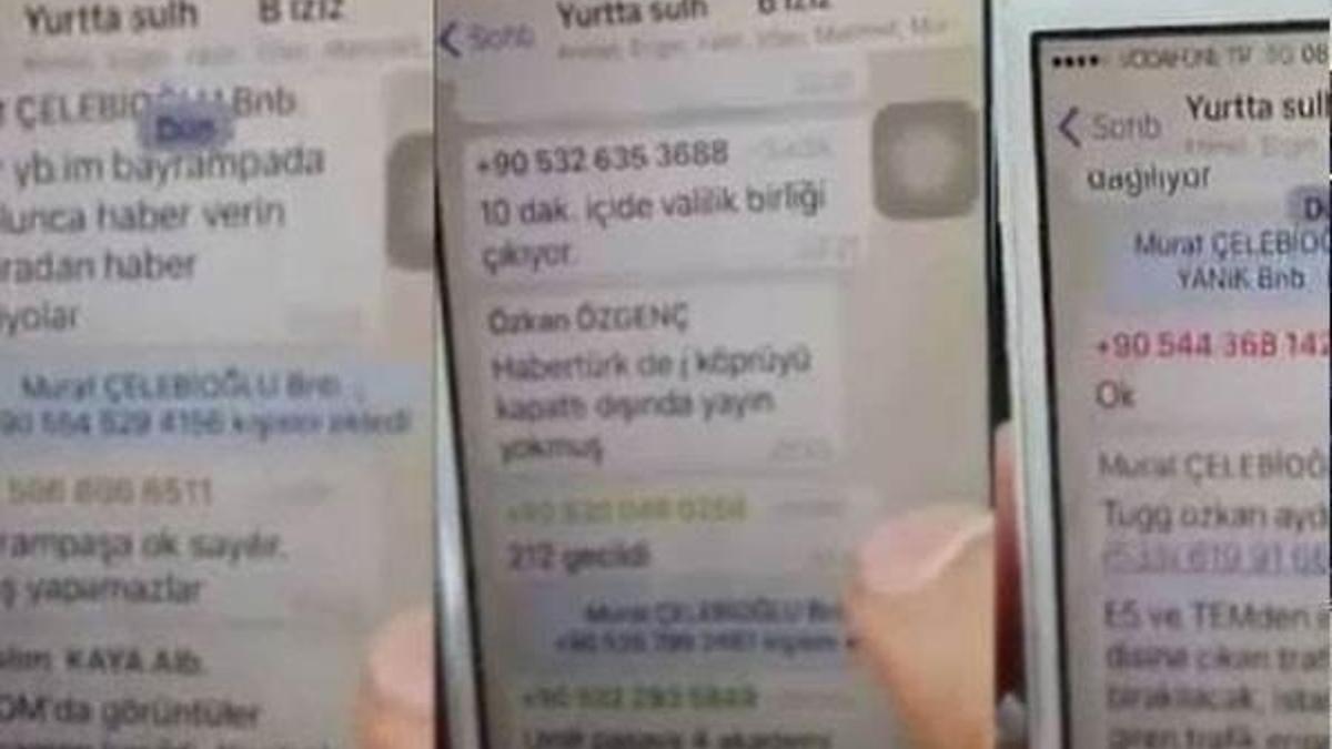 Darbecilerin konuşmalarının tamamı elde edildi!