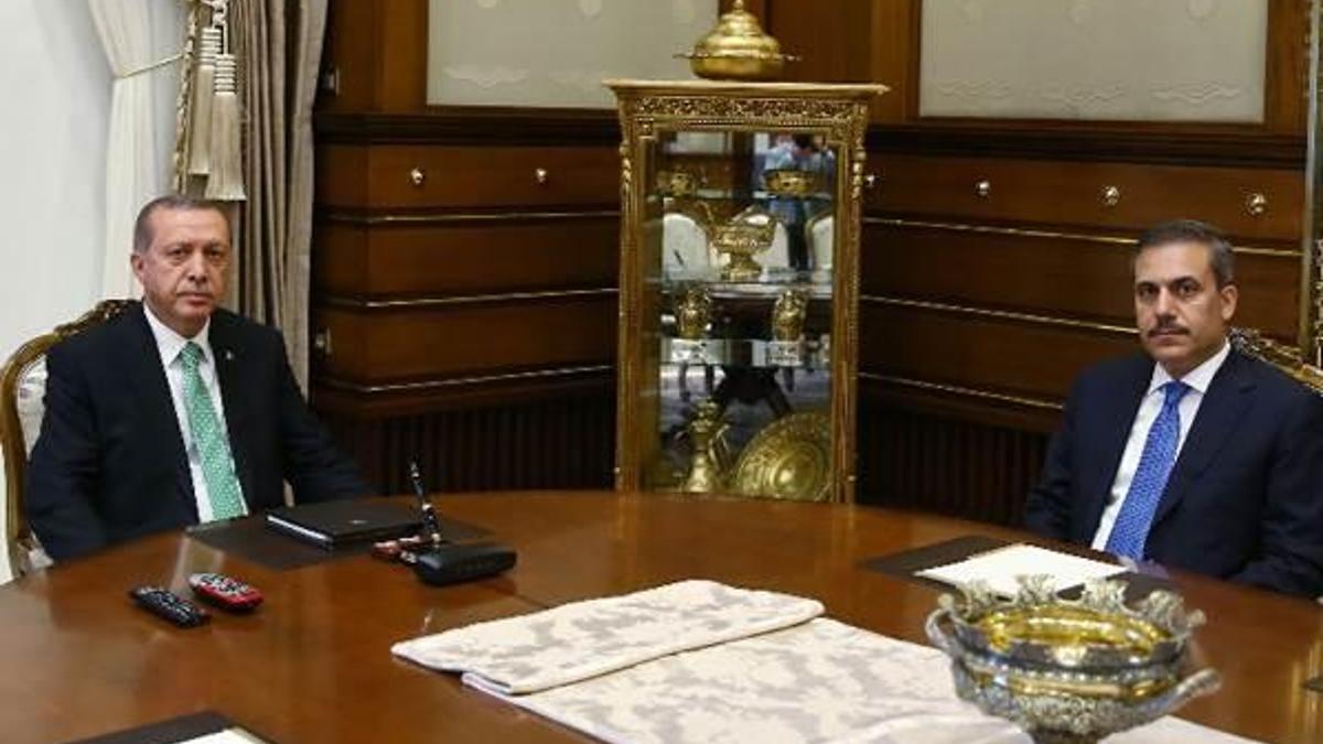 Erdoğan Fidan görüşmesi sona erdi