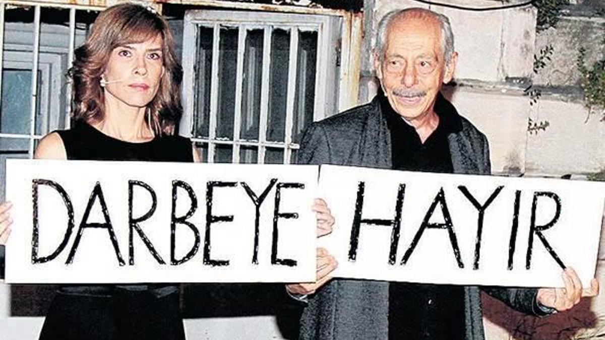 Sanatla “DARBEYE HAYIR” dediler