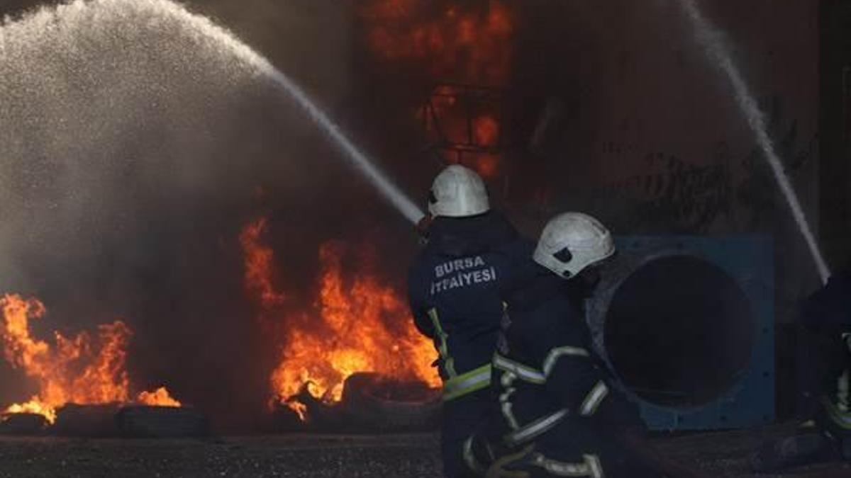 Bursa'da yangın dehşeti!