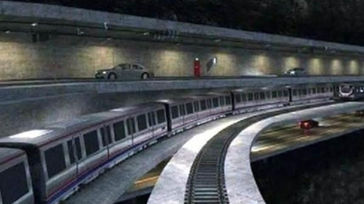 3 katlı tünel geliyor
