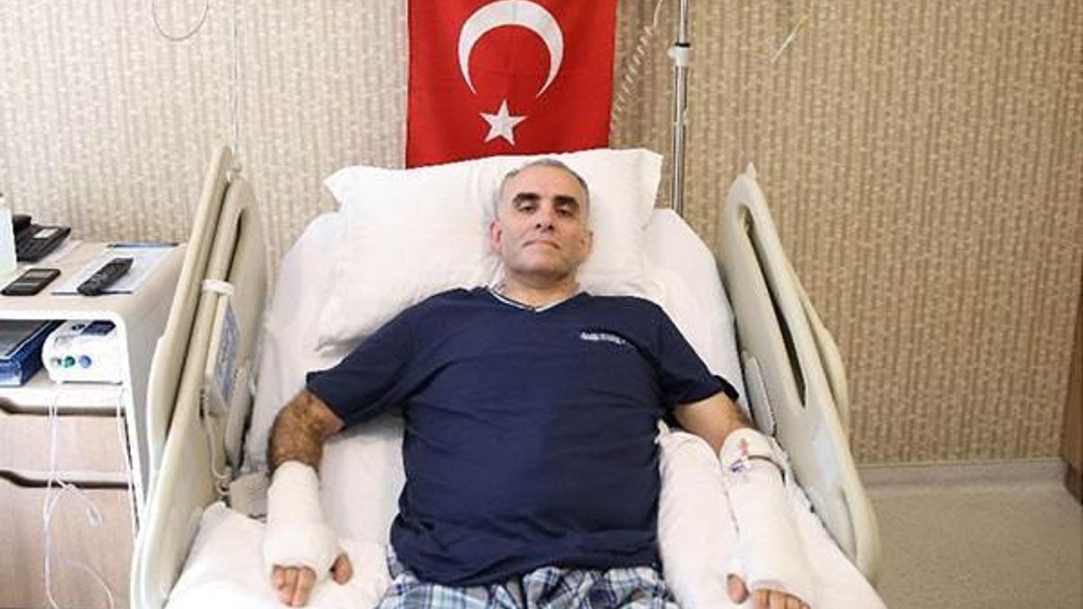 Kahraman komutan 7 kurşuna rağmen sancağı düşürmedi