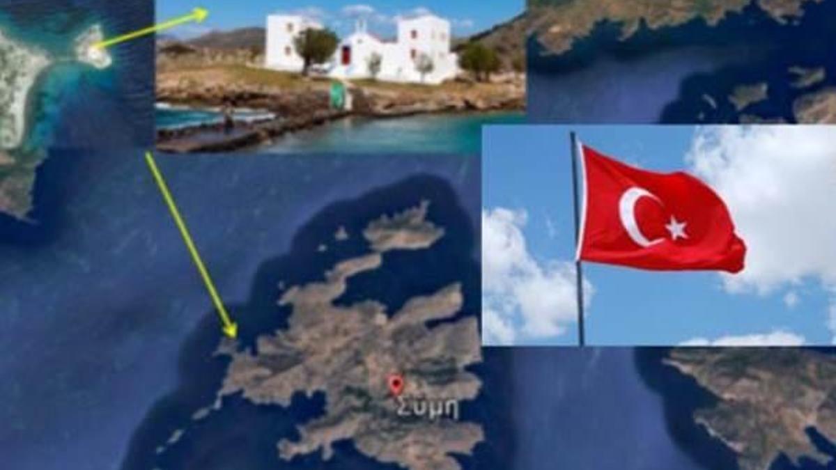 Yunan kayalıklarına Türk bayrağı dikildi iddiası