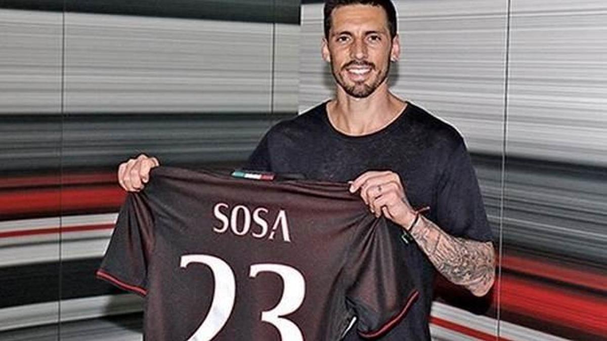 Sosa resmen Milan'da