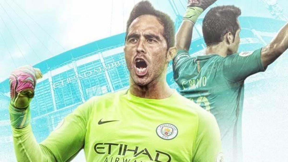 Clauido Bravo resmen Manchester City'de