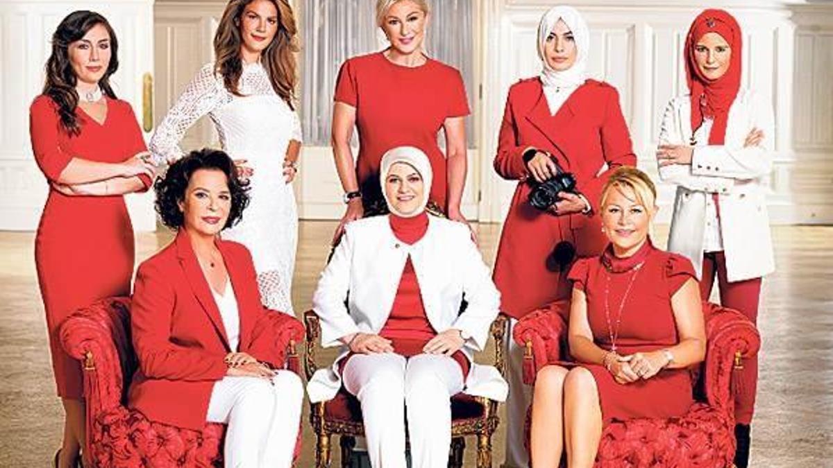 Kırmızı beyaz mesaj