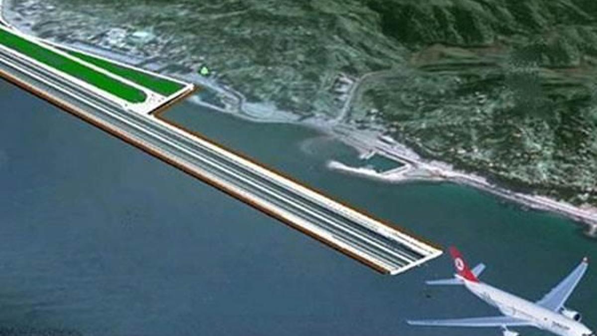 Denize ikinci havalimanının ihalesi iptal