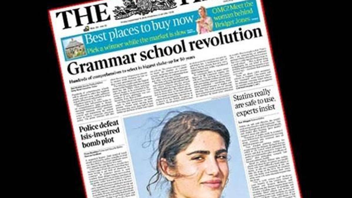 Times, PYD'li teröristi kapak yaptı