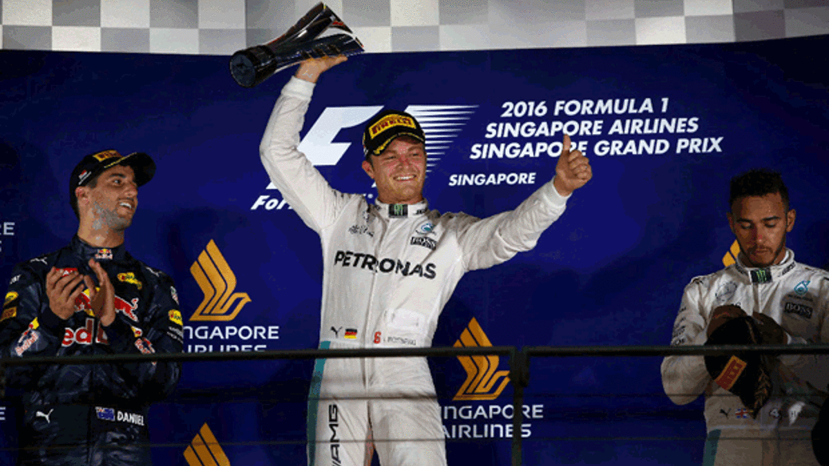 Rosberg'den peş peşe 3. zafer