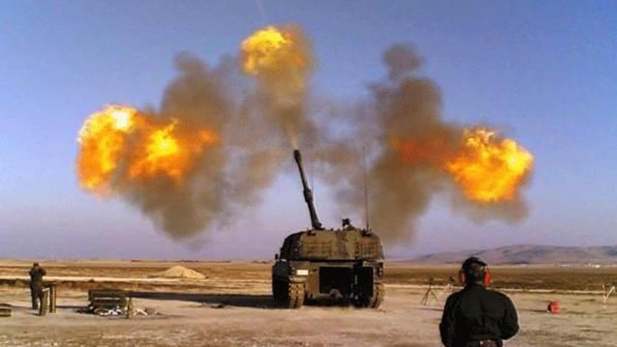 TSK: 75 IŞİD hedefi 289 mermiyle vuruldu