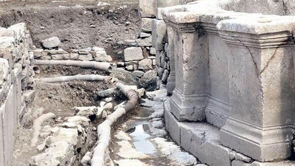 2 bin yıllık su tesisatı!
