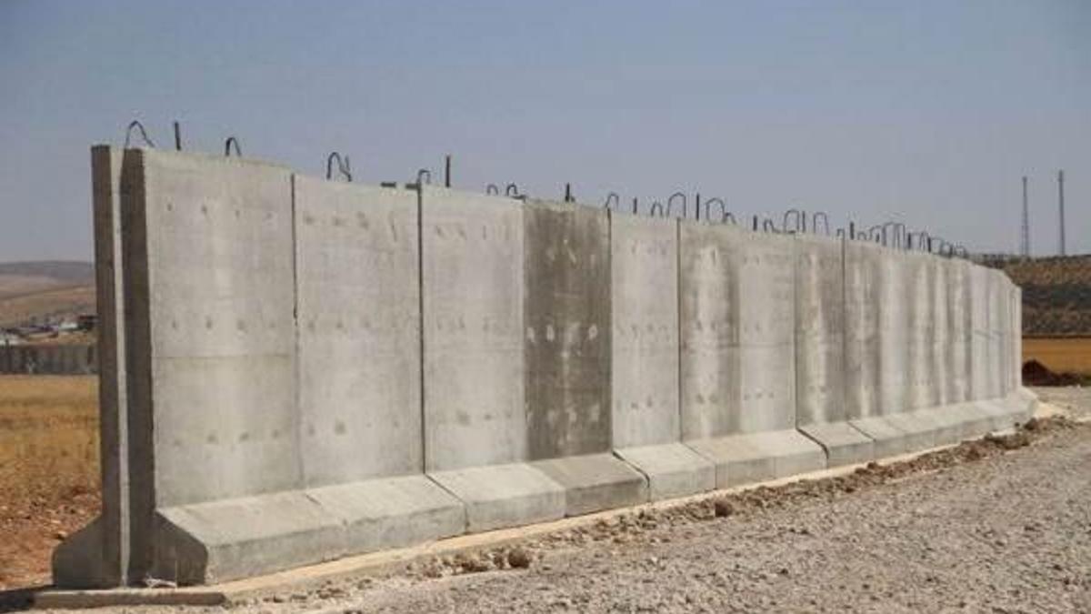 Suriye sınırına 700 kilometrelik duvar