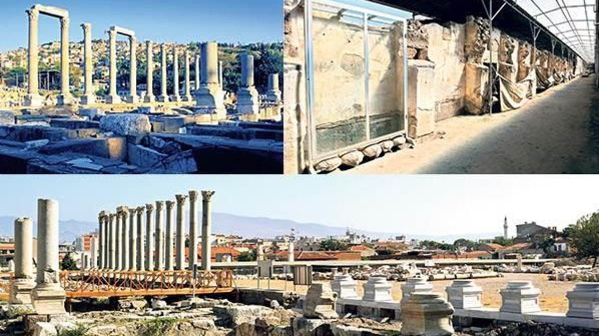 Smyrna Antik Kenti bin 500 yıl sonra gün yüzüne çıkıyor